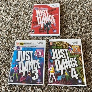 Wii Just Dance Lot Original, Just Dance 3 & Just Dance 4